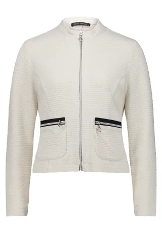 Betty Barclay - Sweatjacke beige - Gr. - 36