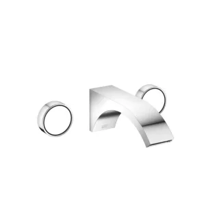 Dornbracht Cyo Dreiloch-Wand-Armatur 36712811-00 für Waschtisch, Ausladung 190mm, ohne Ablaufgarnitur, chrom