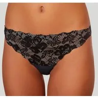 Nuance by Lascana String mit extra flachen Kanten aus feiner, seamless Spitze