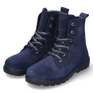 Ricosta Schnürstiefeletten ALINA  Blau - Gr. 25 -  Textil