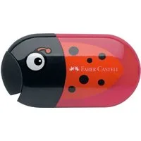 Faber-Castell Anspitzer Faber-Castell Doppelspitzdose Käfer inkl. Radierer