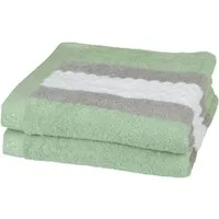 ROSS Handtücher Harmony, Frottier (Packung, 2-St), 100 % Baumwolle, Hoch Tief Struktur, viele Farben