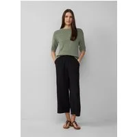s.Oliver Culotte Hose Strukturierte Culotte mit Elastikbund und Eingrifftaschen