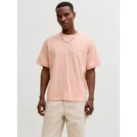 Jack & Jones Rundhalsshirt JORNORREBRO TYPO TEE SS CREW NECK NOOS Baumwolle, relaxed fit