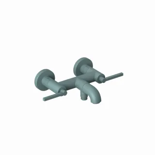Kludi NOVA FONTE Wannenarmatur PURISTIC Matt Teal Blue, 20540O315 20540O315