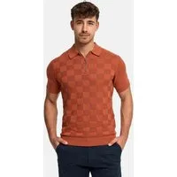 Indicode Poloshirt Herren INFras Polo Shirt Herrenshirt Strick-Polo aus Baumwolle mit Reißverschluss