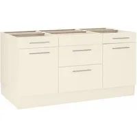 wiho Küchen Kücheninsel Ela, ohne E-Geräte, Breite 160 cm, Schubkästen mit Soft-Close-Funktion