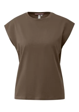 qs - T-Shirt braun - Gr. - M