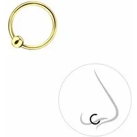 ALEXANDER YORK Nasenpiercing NASENRING 8 mm in Gold, 925 Sterling Silber