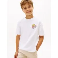 Tommy Hilfiger T-Shirt STICKER PRINT GRAPHIC T-SHIRT Kinder bis 16 Jahre, mit Sticker-Print