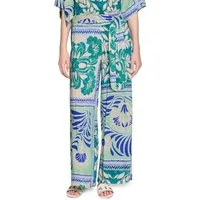 Cartoon Palazzohose Damen mit Gummizug