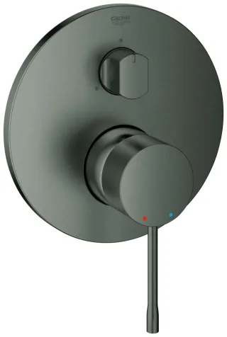 GROHE Unterputzarmatur Essence für 35604 3-Wege Umstellung, hard graphite gebürstet, 24169AL1 24169AL1