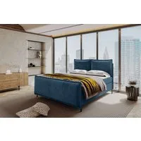 99rooms Boxspringbett Vero Plus (Schlafzimmerbett, Bett), 140/160/180/200x200 cm, in Cord POSO, mit Topper, Bettkasten