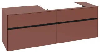 Villeroy & Boch Waschtischunterschrank Collaro C027B0 1600x548x500mm m. Bel. 4 Ausz. Waschtisch re W C027B0AH