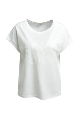 Milano Italy - sleeveless roundneck shirt + AW offwhite - Gr. - L