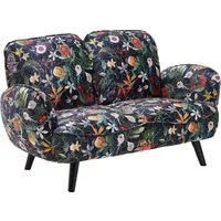 ATLANTIC home collection 2-Sitzer Ben, mit Wellenunterfederung, Massivholzfüße, frei im Raum stellbar