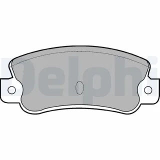 Delphi Bremsbel?ge hinten Alfa Romeo Fiat Lancia LP523