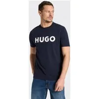 HUGO T-Shirt Dulivio Rundhalsausschnitt, Regular Fit, Must have Basic