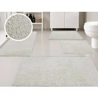 OTTO home Badematte Xennia, Badvorleger, Badezimmer Teppich, Duschvorleger, Höhe 28 mm, rutschhemmend beschichtet, schnell trocknend, Baumwolle, rechteckig, Badteppich, Uni Farben