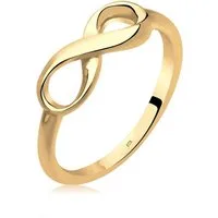 Elli Fingerring Basic Infinity Unendlichkeit Zeichen 925 Silber, Infinity