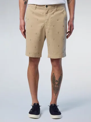 North Sails Chino-Shorts Freiheit bestickt