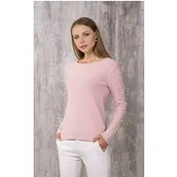 Passioni Strickpullover mit Perlendetail