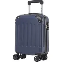 YONSLY Hartschalen-Trolley Hartschalen-Reisekoffer Trolley für Kurztrip und Urlaubsreisen, 4 Rollen, mit Zahlenschloss, ABS-Schale und weichem Gummigriff für Tragekomfort