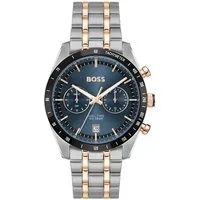 BOSS Multifunktionsuhr TOURMASTER 1514288, Quarzuhr, Armbanduhr, Herrenuhr, Edelstahlarmband, analog, Tag