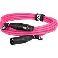 Premium XLR-Kabel XLR3M-P pink pink, 3 Meter