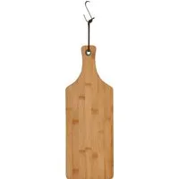 Zeller Present Schneidebrett Bamboo, Bambus, Metall, (1-St), Länge ca. 44,5 cm