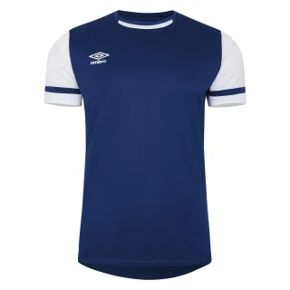 Umbro - "Cavelle" T-Shirt für Herren (Marineblau/ Brillantes Weiß)