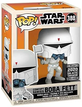 Funko Pop! Star Wars 388 - Star Wars: Concept Series Boba Fett [2020 Galactic Convention]