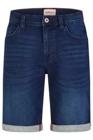hattric - 5-POCKET BERMUDA blue black