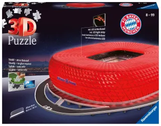 Ravensburger Puzzle 12530 - 3D: Allianz Arena bei Nacht [216 Teile]