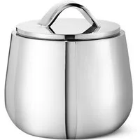 Georg Jensen Zuckerdose Helix, Edelstahl
