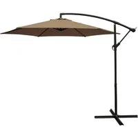 DEGAMO Ampelschirm, LxB: 300,00x300,00 cm, Gestell Aluminium, Bezug taupefarben 100% Polyester, Gewicht 10kg