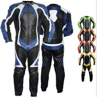 German Wear Motorradkombi GW409K Einteiler Motorradkombi Lederkombi