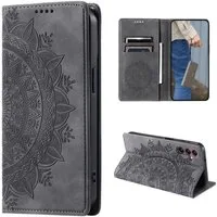 CoverKingz Handyhülle Hülle für Samsung Galaxy A15 Handyhülle Flip Case Cover Tasche, Mandala