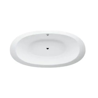 LAUFEN ALESSI ONE Oval-Badewanne 2439700000001 203 x 102 cm, weiß, Einbauversion