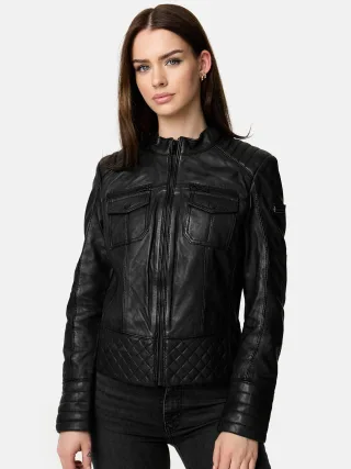 Tazzio Damen Lederjacke