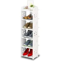 NAIMP Schuhregal Verstellbare Pflaumenblüte Schuhregal für Flur, Eingang, Wohnzimmer