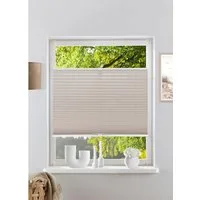 OTTO home Plissee WILLA, Lichtschutz, ohne Bohren, verspannt, Klemmfix, NEUHEIT in Leinenoptik