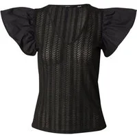 Vero Moda Funktionsshirt Naja (1-tlg) Volant