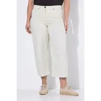 Ulla Popken Regular-fit-Jeans Barrel-Jeans weites Bein Komfortbund Biobaumwolle