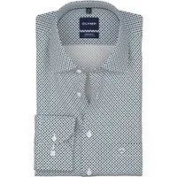 OLYMP Langarmhemd Luxor Businesshemd, New-Kentkragen, Comfort Fit
