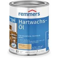 Remmers Hartwachsöl Hartwachs-Öl farblos 0,75 Liter, für Holzböden & Möbel und Korkböden, langlebig, schmutzabweisend