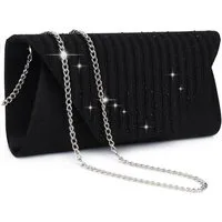 Agger Clutch Glänzende Pailletten Abendtaschen,Envelope Handtasche, für Hochzeit, Party, Bankett, Feiertage