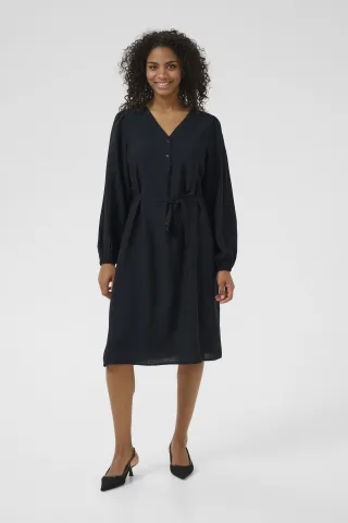 Langarm-Bluse Regular fit Black