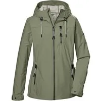 G.I.G.A. DX by killtec Softshelljacke GS 74 WMN SFTSHLL JCKT Damen Softshelljacke, wasserabweisend, winddicht, pflanzenbasiert