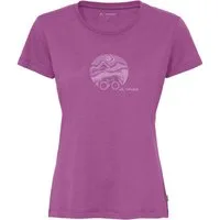 VAUDE T-Shirt Women's Cyclist T-Shirt V (1-tlg) atmungsaktives und schnelltrocknendes Radshirt